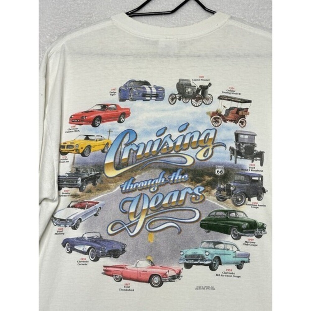 Vintage 2000 Mens Anvil Tee Crushing Trough The Years Logo. Y2Kโ See Details